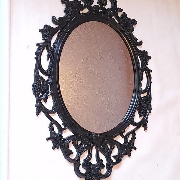 IKEA UNG DRILL mirror Black HTF Discontinued The BIG One - Picture 1 of 8